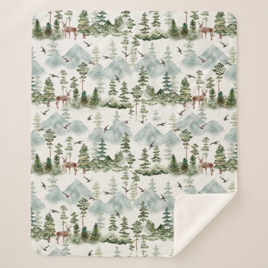 Mountain Sherpa Blanket Deken (Voorkant)