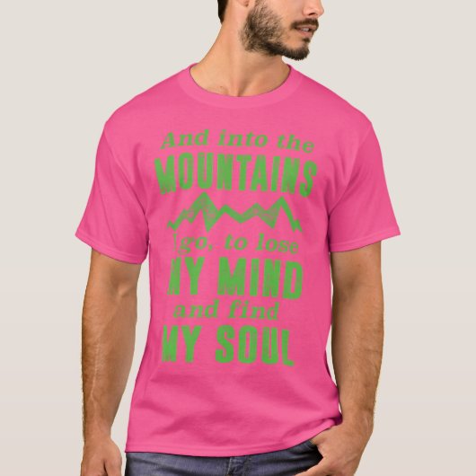 Mountain Shirt Natuur Gift Skiën Wandelen Tshirt C (Voorkant)