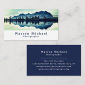 Mountain Shot, fotograaf, fotografie Visitekaartje (Voorkant / Achterkant)