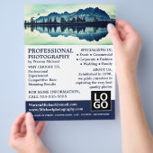 Mountain Shot, Photography, Photographer Hire Flyer (Hand)