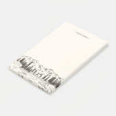 Mountain Sketch, persoonlijk Post-it® Notes (Schuin)