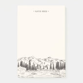Mountain Sketch, persoonlijk Post-it® Notes (Voorkant)