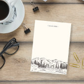 Mountain Sketch, persoonlijk Post-it® Notes