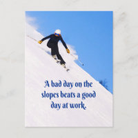 Mountain Ski Slopes Fresh Snow Herfst Skiing Funny