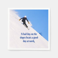 Mountain Ski Slopes Fresh Snow Herfst Skiing Funny