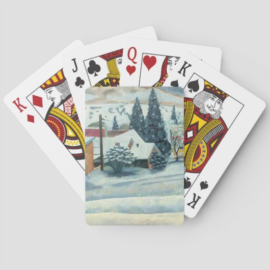 Mountain Ski Town Kaarten (Achterkant)