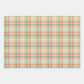 Mountain Skiers, Christmas Baubles, Holiday Plaid Inpakpapier Vel (Voorkant 3)