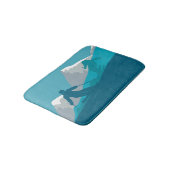 Mountain Skiing Sport Badmat (Gekanteld)