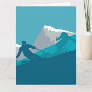 Mountain Skiing Sport Kaart