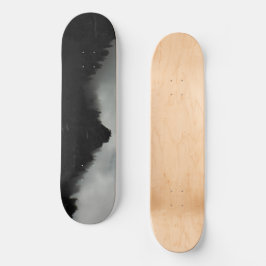 Mountain Skyline in Black en White Persoonlijk Skateboard