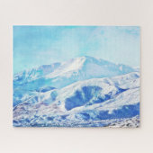 Mountain Snow Colorado kunstpuzzel Legpuzzel (Horizontaal)