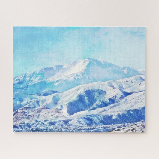 Mountain Snow Colorado kunstpuzzel Legpuzzel (Horizontaal)