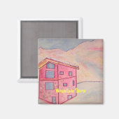 Mountain Snow Magneet (Voorkant / Achterkant)