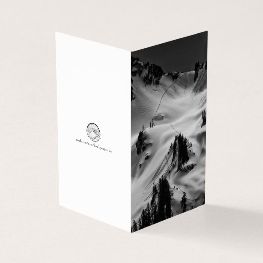 Mountain Snow Trail Kaart (Buitenkant)