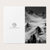 Mountain Snow Trail Kaart (Buitenkant ongevouwen)