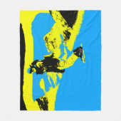 Mountain Snowboarden- Snowboarder fleece deken (Voorkant)