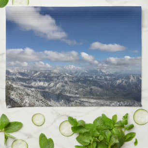 Mountain Snowscape Kitchen Towel Theedoek