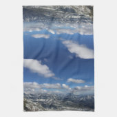 Mountain Snowscape Kitchen Towel Theedoek (Verticaal)