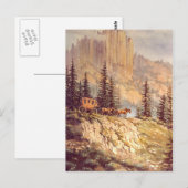 MOUNTAIN STAGECOACH VAN SHARON SHARPE BRIEFKAART (Voorkant / Achterkant)