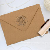 Mountain Star Aangepaste retour adres Rubber stemp Zelfinktende Stempel