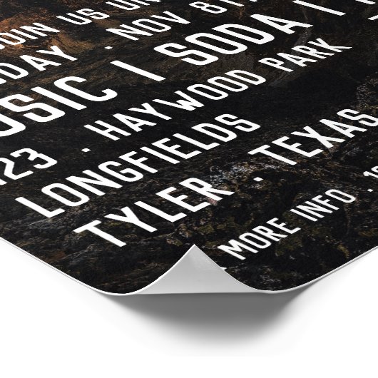 Mountain Stargazer, Planetarium Event Adverteren Poster (Hoek)