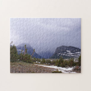 Mountain Storm Coming Glacier National Park Photo Legpuzzel