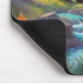 Mountain Stream Beer Wildbloemen Zonsopgang schild Muismat (Hoek)