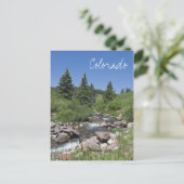 Mountain Stream Colorado Briefkaart (Staand voorkant)