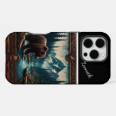 Mountain Stream Grizzly iPhone Hoesje (Achterkant horizontaal)