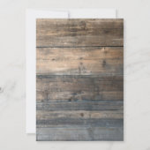 Mountain Stream huwelijksuitnodigingen Kaart (Achterkant)