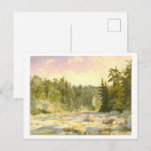 Mountain Stream schilderij Briefkaart (Voorkant / Achterkant)