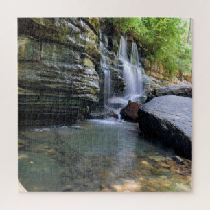 Mountain Stream Swimming Hole - 20x20 inch Legpuzzel
