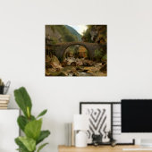 Mountain Stream - Théodore Rousseau Fine Art Poster (Thuiskantoor)