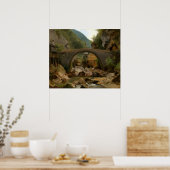 Mountain Stream - Théodore Rousseau Fine Art Poster (Keuken)