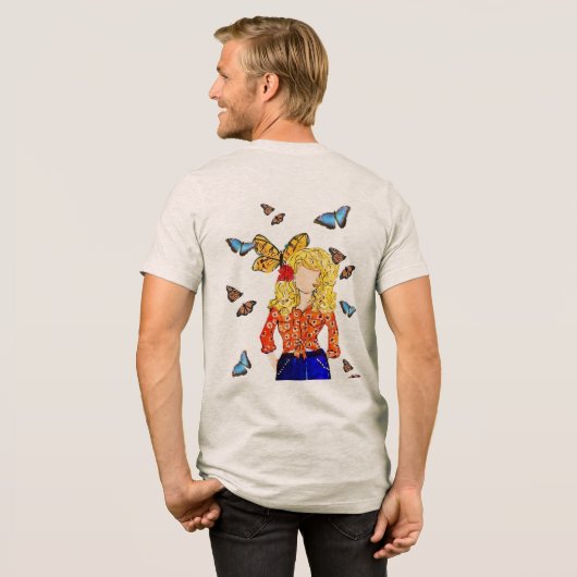 Mountain Strong Dolly Design Tri-Blend Shirt (Voorkant)