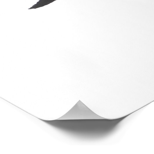 Mountain, Sumi-e Poster (Hoek)