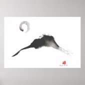Mountain, Sumi-e Poster (Voorkant)