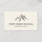 Mountain Summit Finance Professional Visitekaartje (Voorkant)