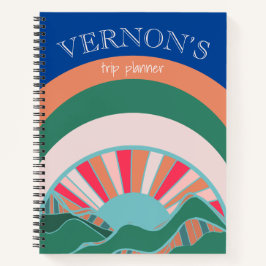 Mountain Sun Bright Reisplanner Notitieboek