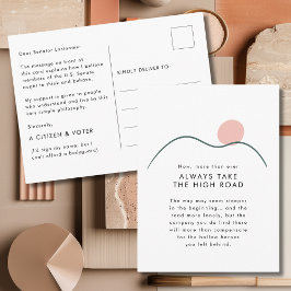 Mountain Sun: neem de hoge weg voor senatoren Briefkaart