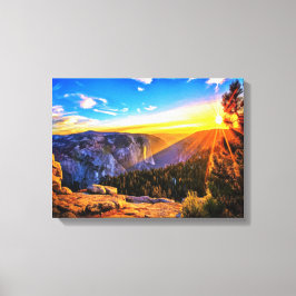 Mountain Sunrise Canvas Afdruk