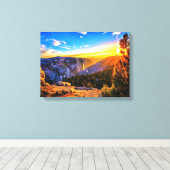 Mountain Sunrise Canvas Afdruk (Insitu (Houten vloer))