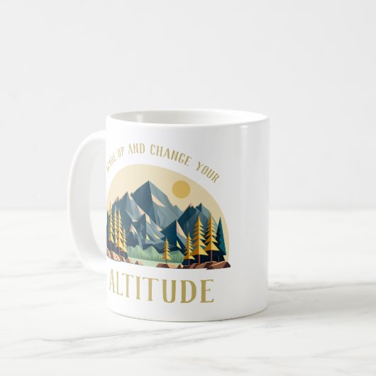 Mountain Sunrise Hiker Koffiemok (Voorkant links)