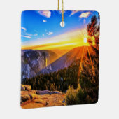 Mountain Sunrise Keramisch Ornament (Rechts)