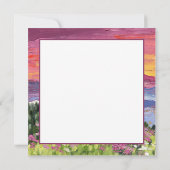 Mountain Sunrise met Wildbloemen (Achterkant)