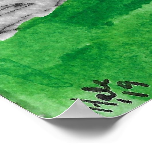 Mountain Sunrise Poster (Hoek)