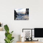 Mountain Sunrise Poster (Thuiskantoor)