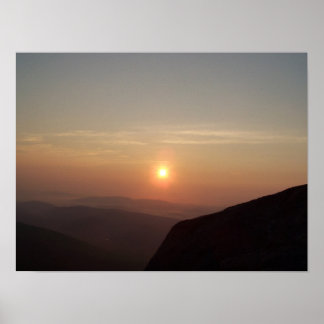 Mountain Sunrise Poster