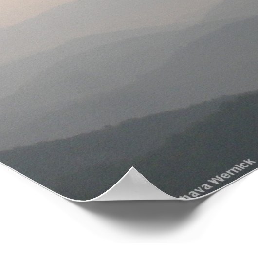 Mountain Sunrise Poster (Hoek)