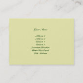 Mountain Sunrise Scene Fine Art Visitekaartje (Achterkant)